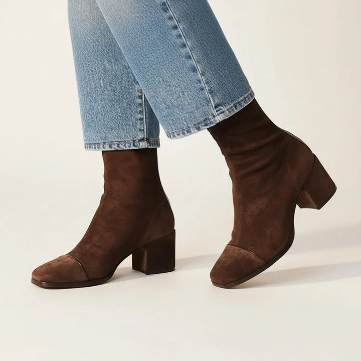 Maria | Elegant Suede Ankle Boots