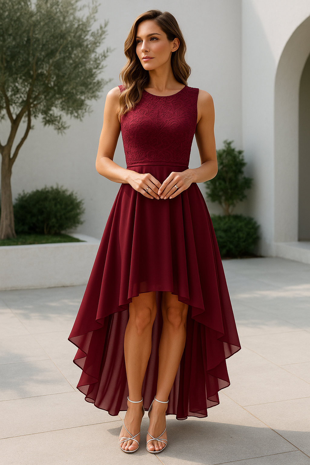Kaitlyn | Wedding Guest High-Low Dress