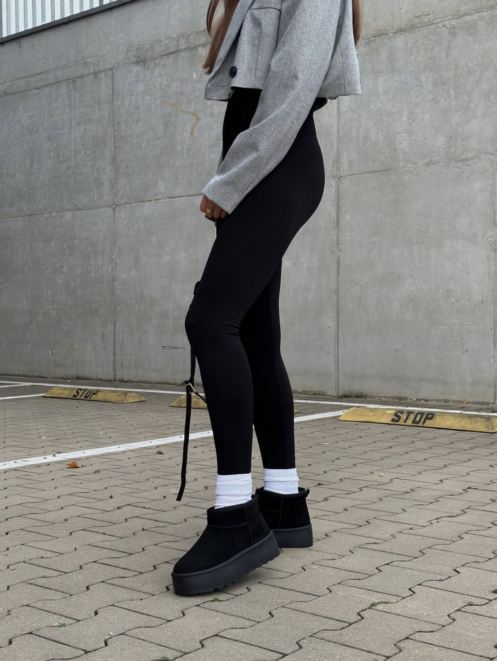 Jenny | Block Heel with Side Zipper Ankle Boots