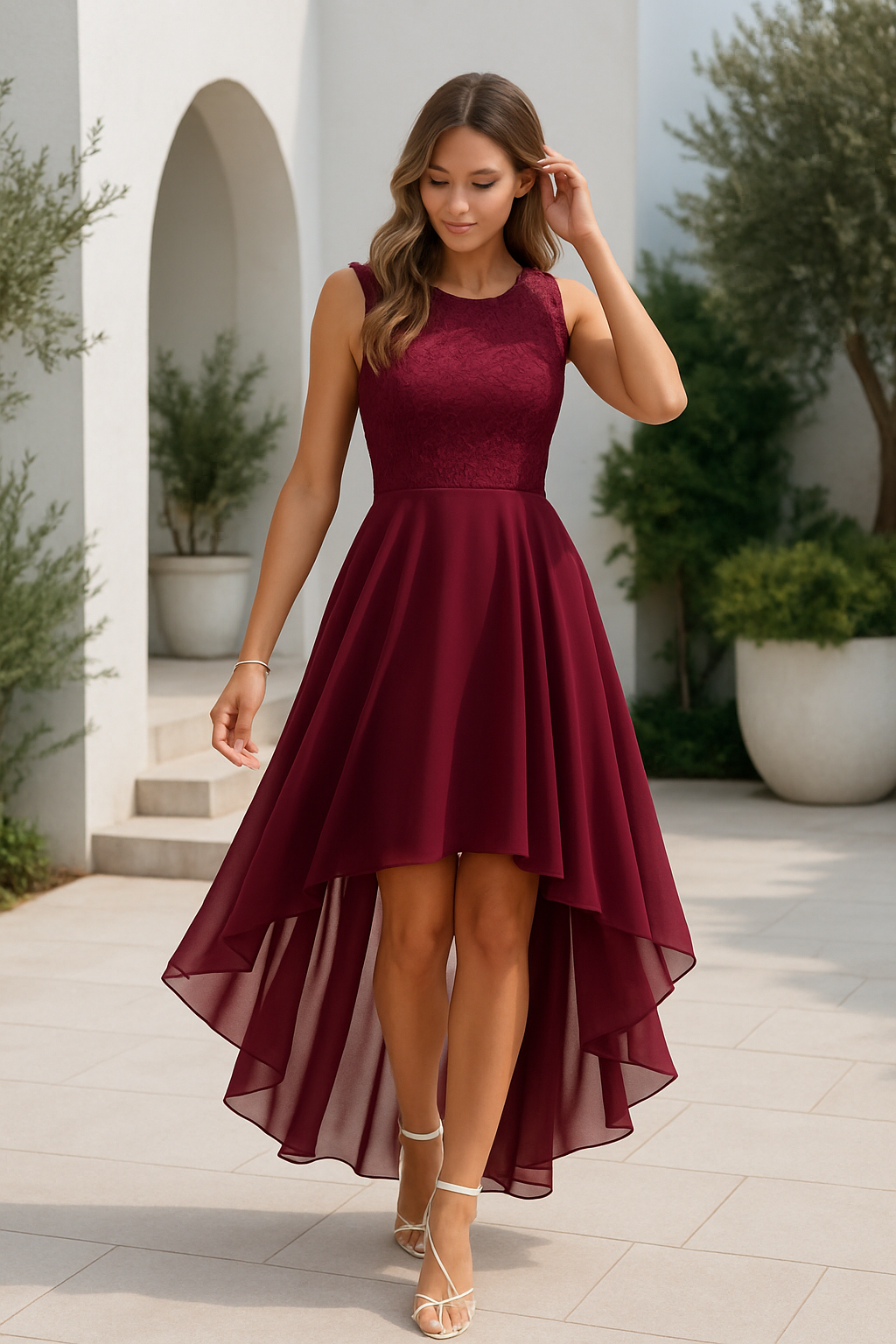 Kaitlyn | Wedding Guest High-Low Dress
