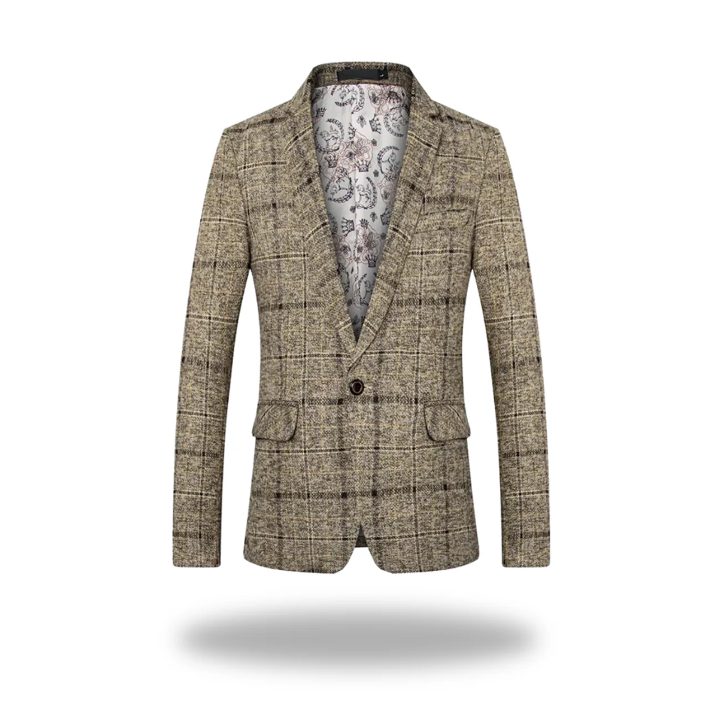 Marco | Cotton-Polyester Blend Tailored Fit Jacket