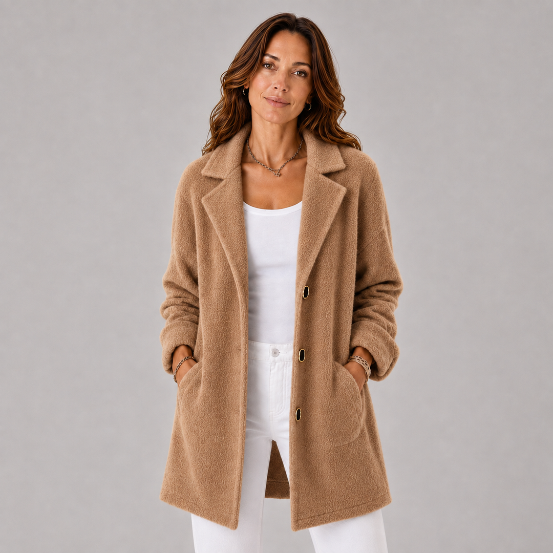 Elara | Winter Cashmere Mid-Length Coat