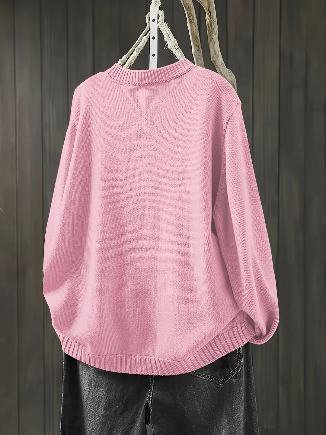 Sharon | Winter Colorful Button Knit Cardigan