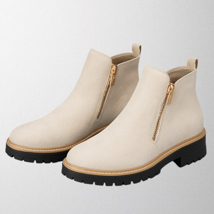 Ankle Boots for Women | Side Zipper Closure Rounded Toe