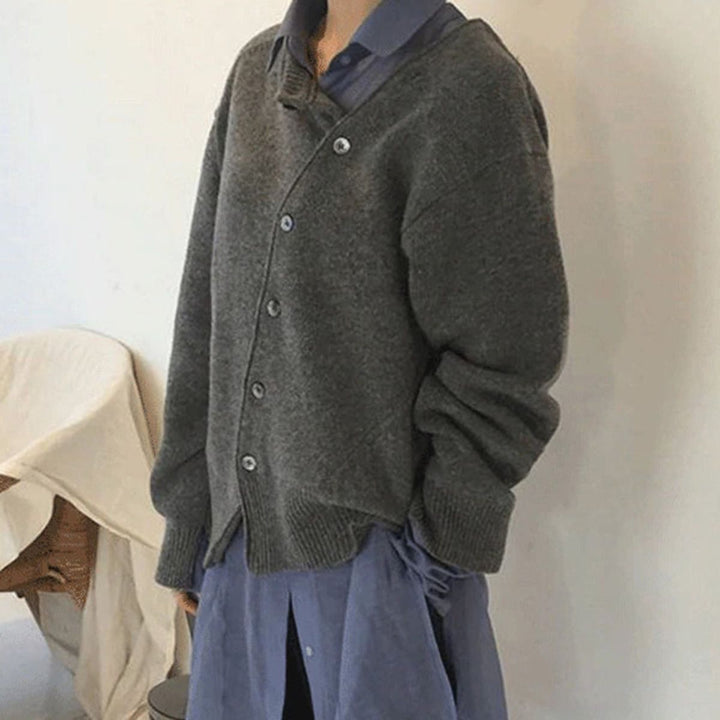 Sara | Versatile Open Front with Long Sleeves Knit Cardigan