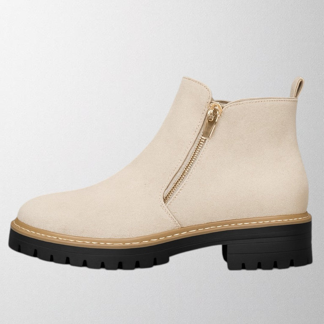 Ankle Boots for Women | Side Zipper Closure Rounded Toe