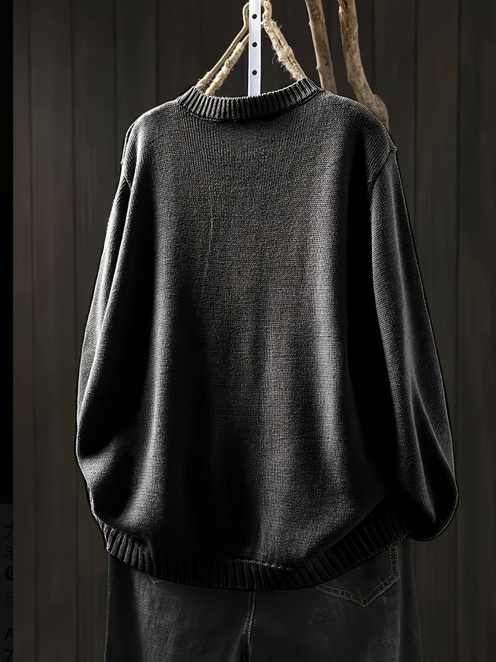 Sharon | Winter Colorful Button Knit Cardigan