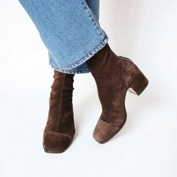 Maria | Elegant Suede Ankle Boots