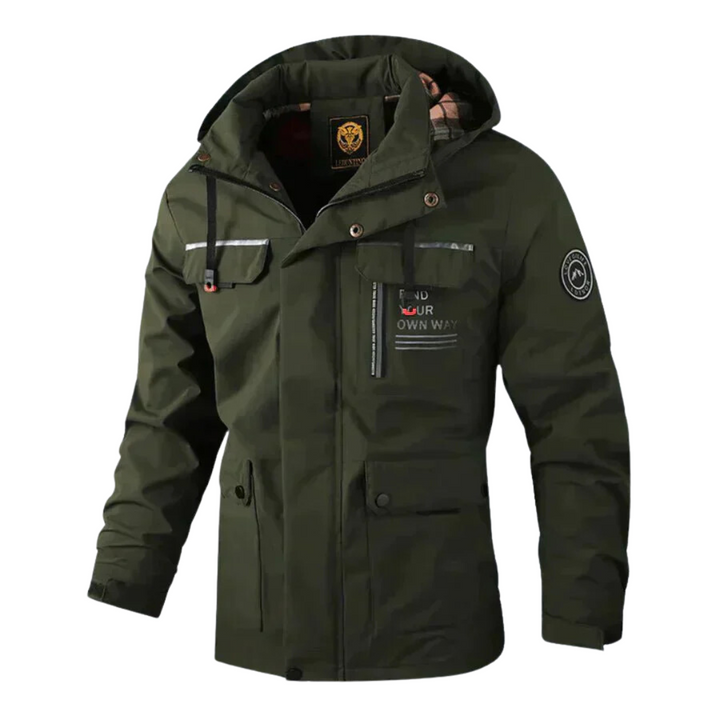 Jasper | Winter Hooded Design Front Zip Jacket