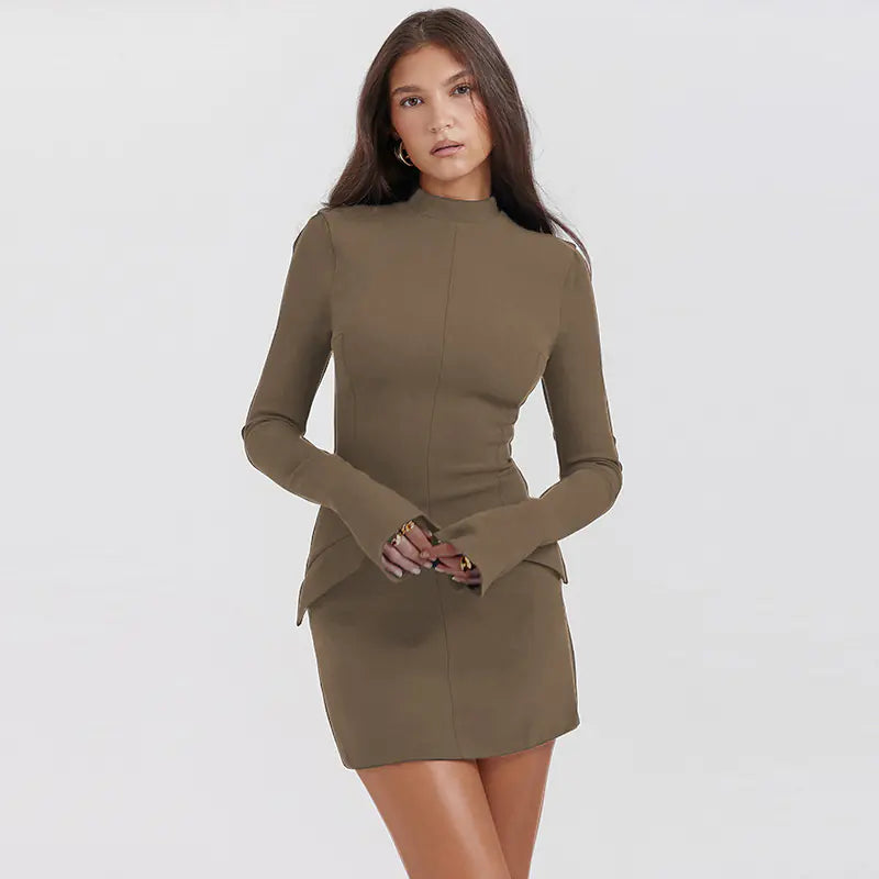 Zoey Long-Sleeve Dress