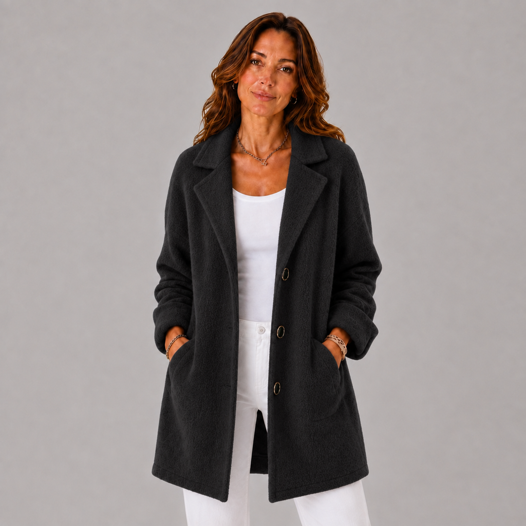 Elara | Winter Cashmere Mid-Length Coat