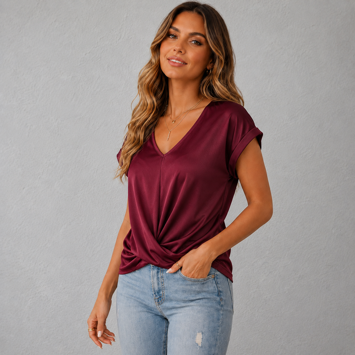 Vicky | V-Neck Casual Top