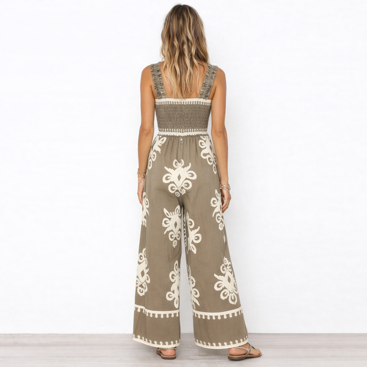 Amara | Boho Wide-Leg Jumpsuit