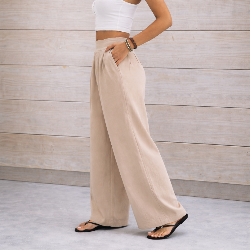 Vicky High-Waist Flared Pants