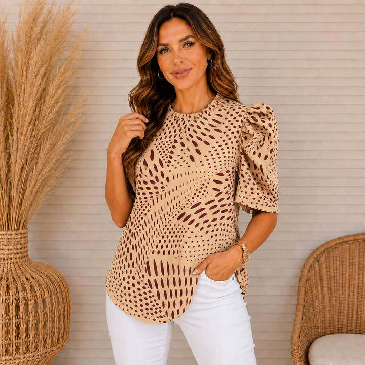 Lize | Pop Polka Dot Blouse