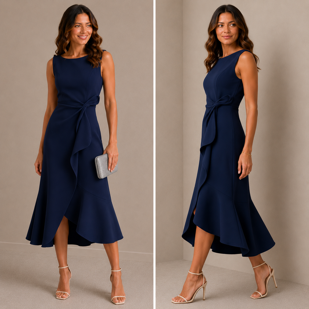 Jenny | Sophisticated Breathable Summer Midi Dress