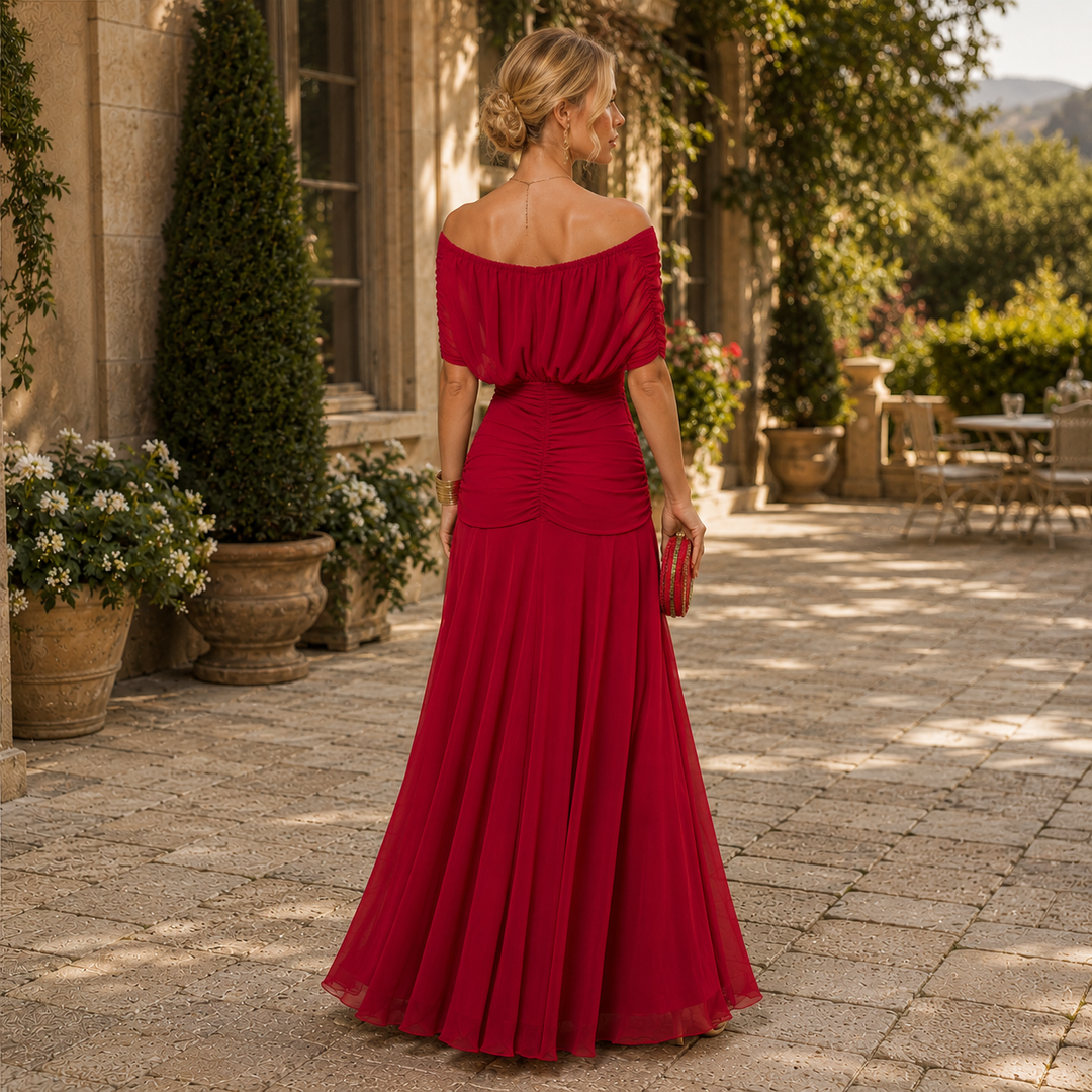 Sara | Elegant V-neck Maxi Dress