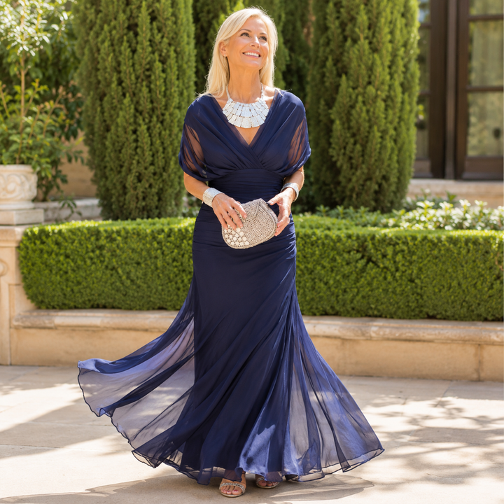 Sara | Elegant V-neck Maxi Dress