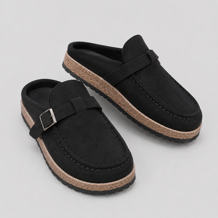 Nova | Orthopedic Buckle Platform Clogs
