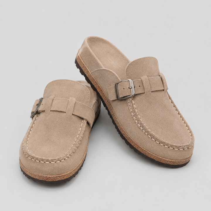 Nova | Orthopedic Buckle Platform Clogs