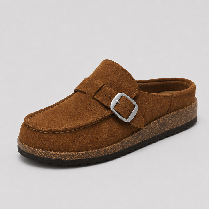 Nova | Orthopedic Buckle Platform Clogs