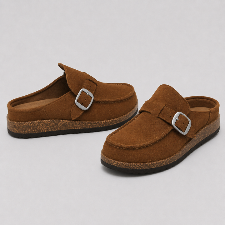 Nova | Orthopedic Buckle Platform Clogs