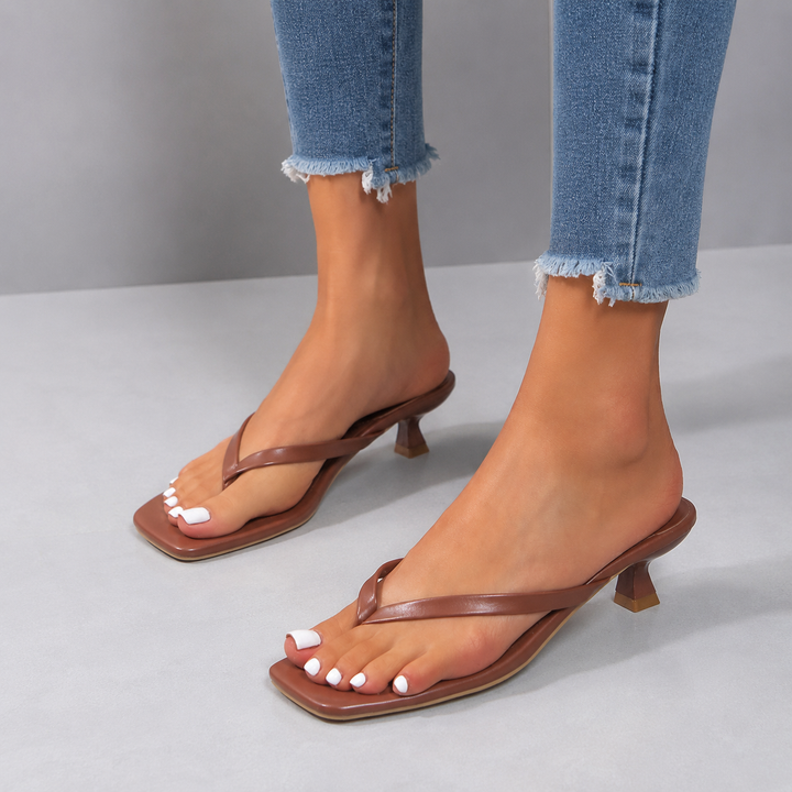 Sienna | Summer Kitten Heel Sandals