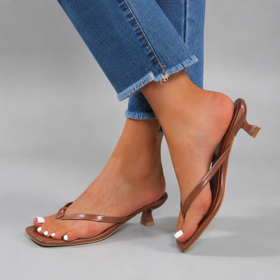 Sienna | Summer Kitten Heel Sandals