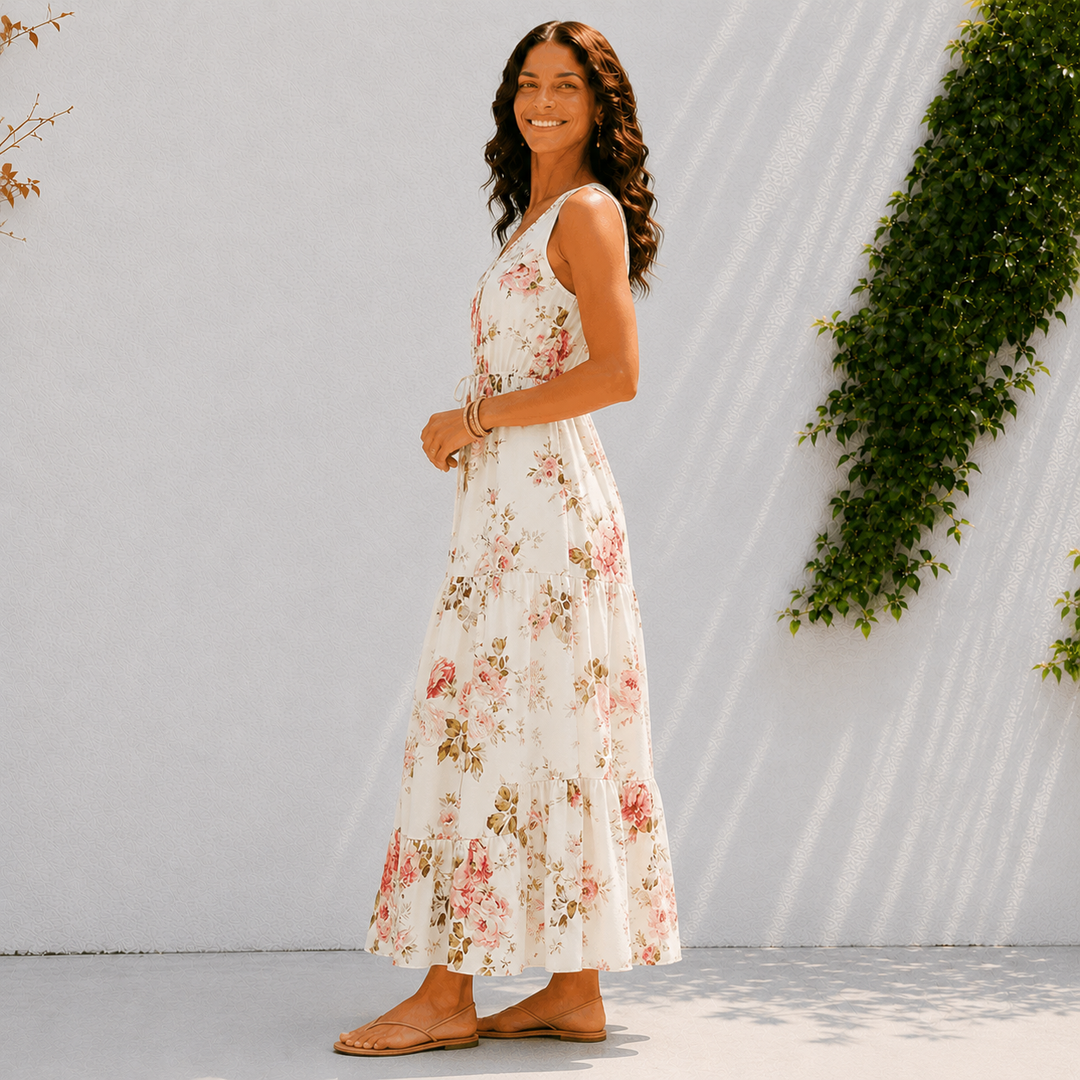 Isabella | Floral Tiered Maxi Dress