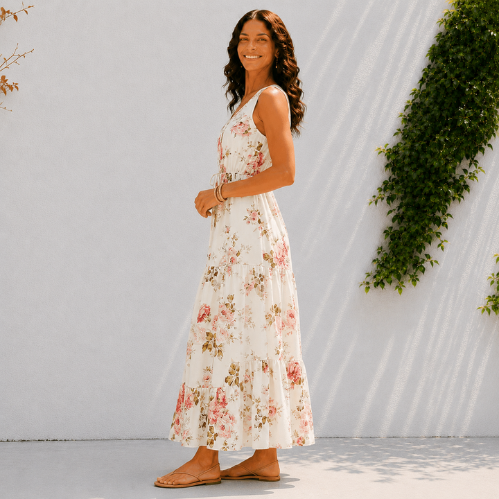 Isabella | Floral Tiered Maxi Dress
