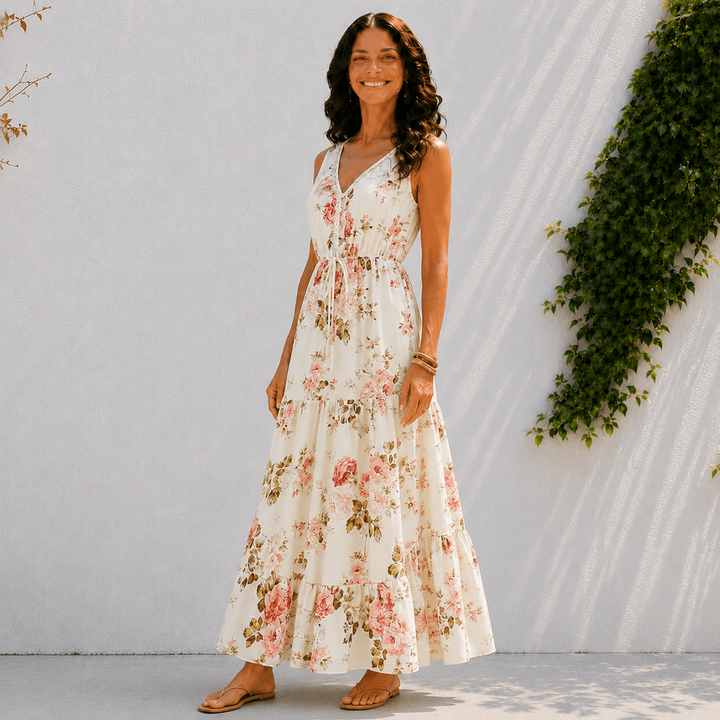 Isabella | Floral Tiered Maxi Dress