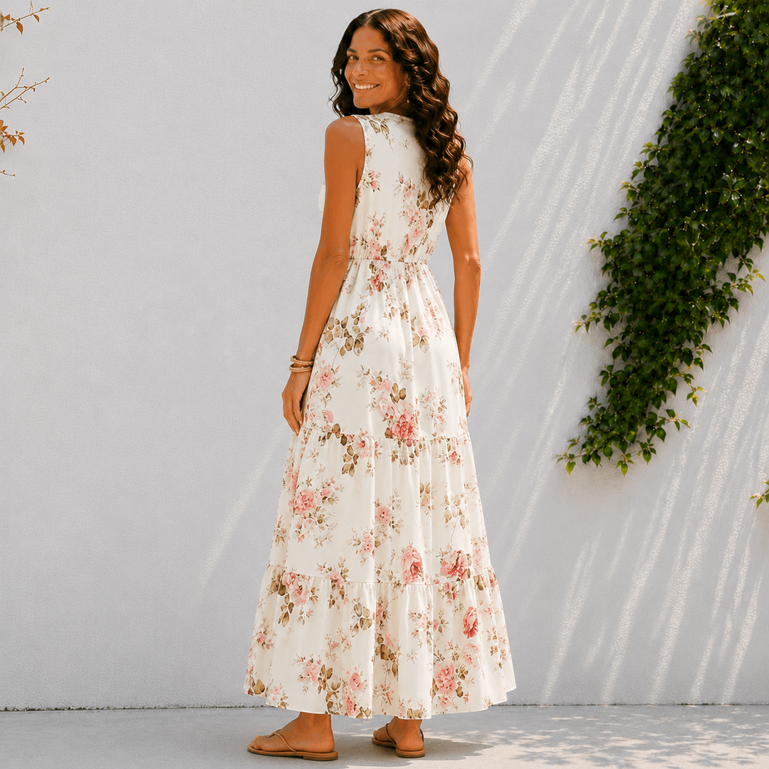 Isabella | Floral Tiered Maxi Dress
