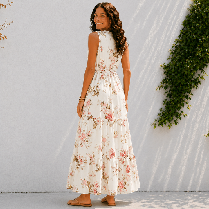 Isabella | Floral Tiered Maxi Dress