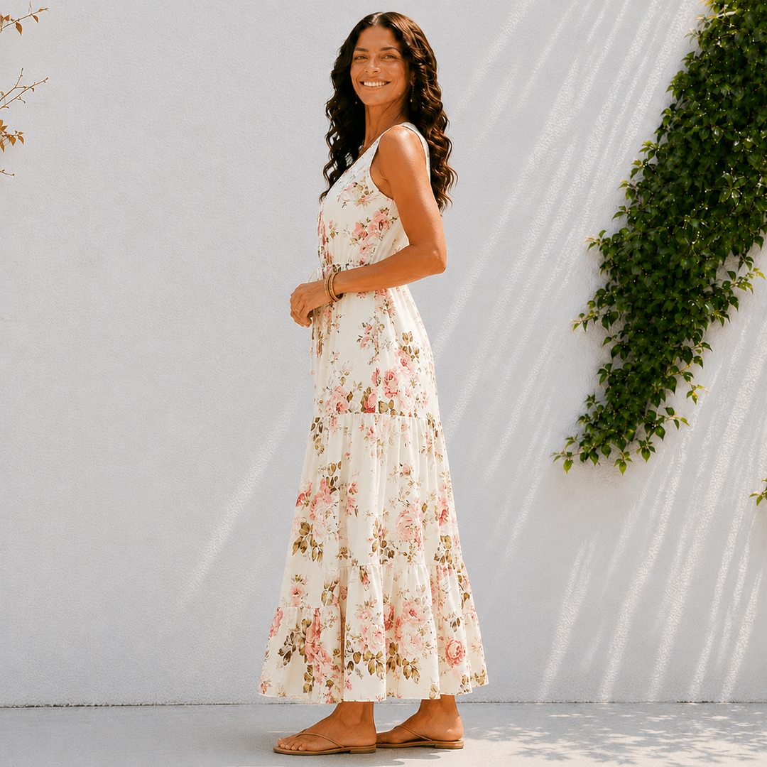 Isabella | Floral Tiered Maxi Dress
