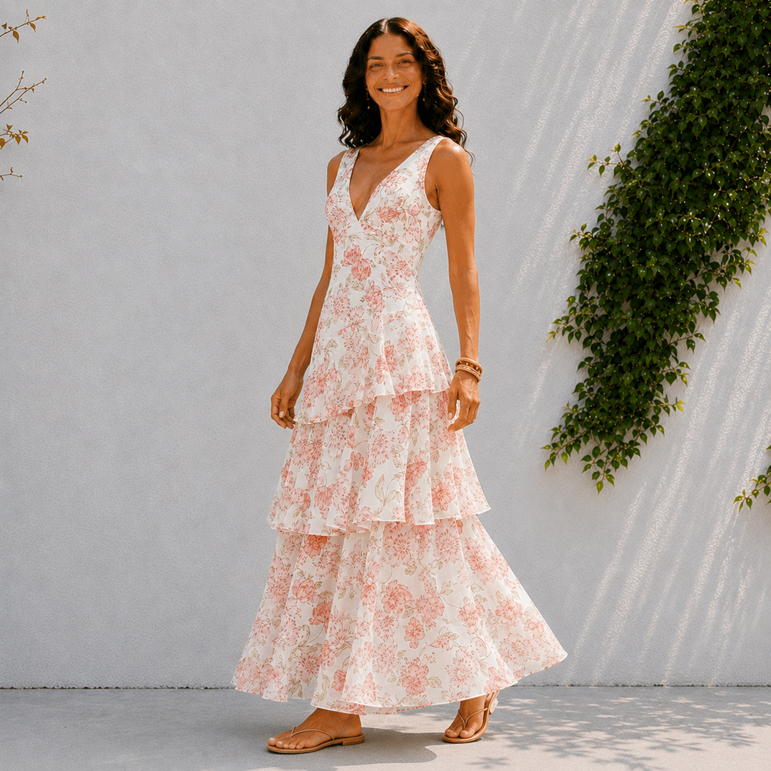 Eliana | Floral Summer Maxi Dress