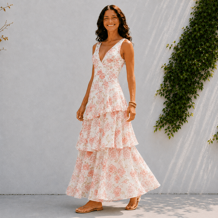 Eliana | Floral Summer Maxi Dress