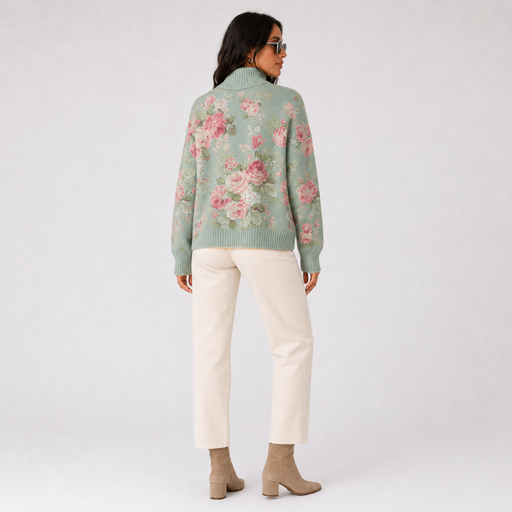 Chic Cold Season Turtleneck Everyday Shirt