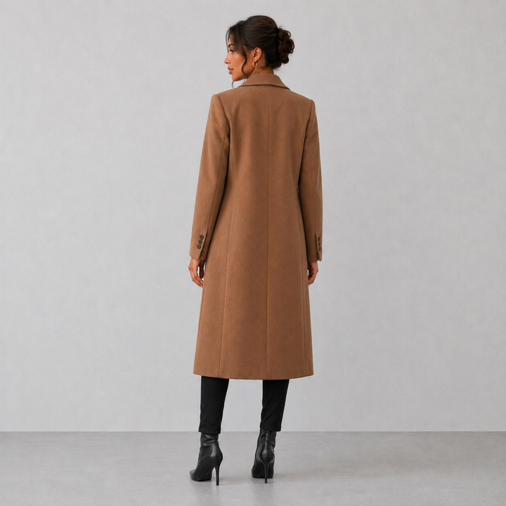 Amelia | Elegant Mid-Length Wool Coat