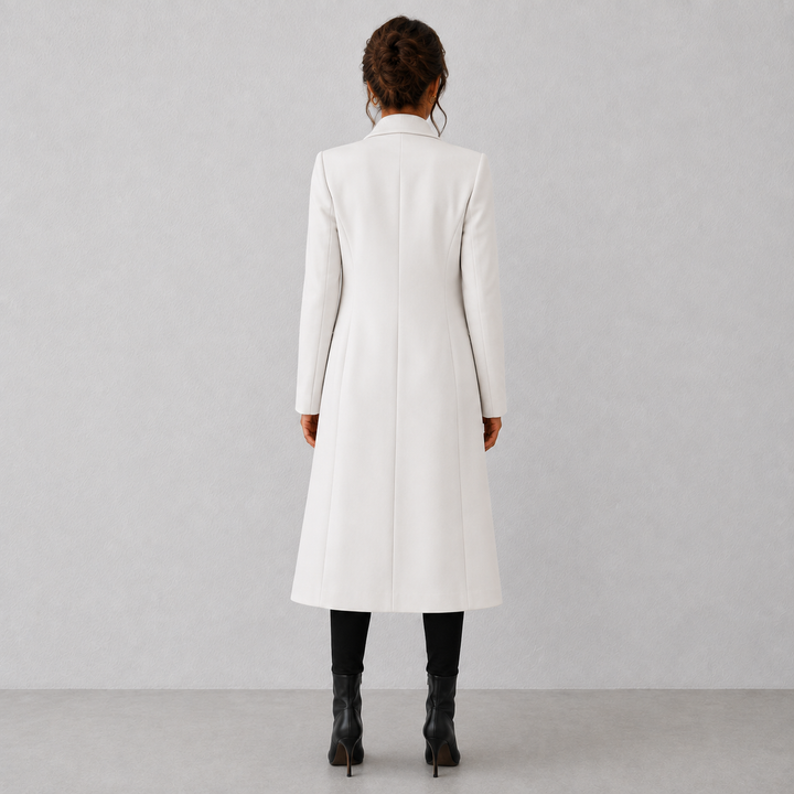 Amelia | Elegant Mid-Length Wool Coat