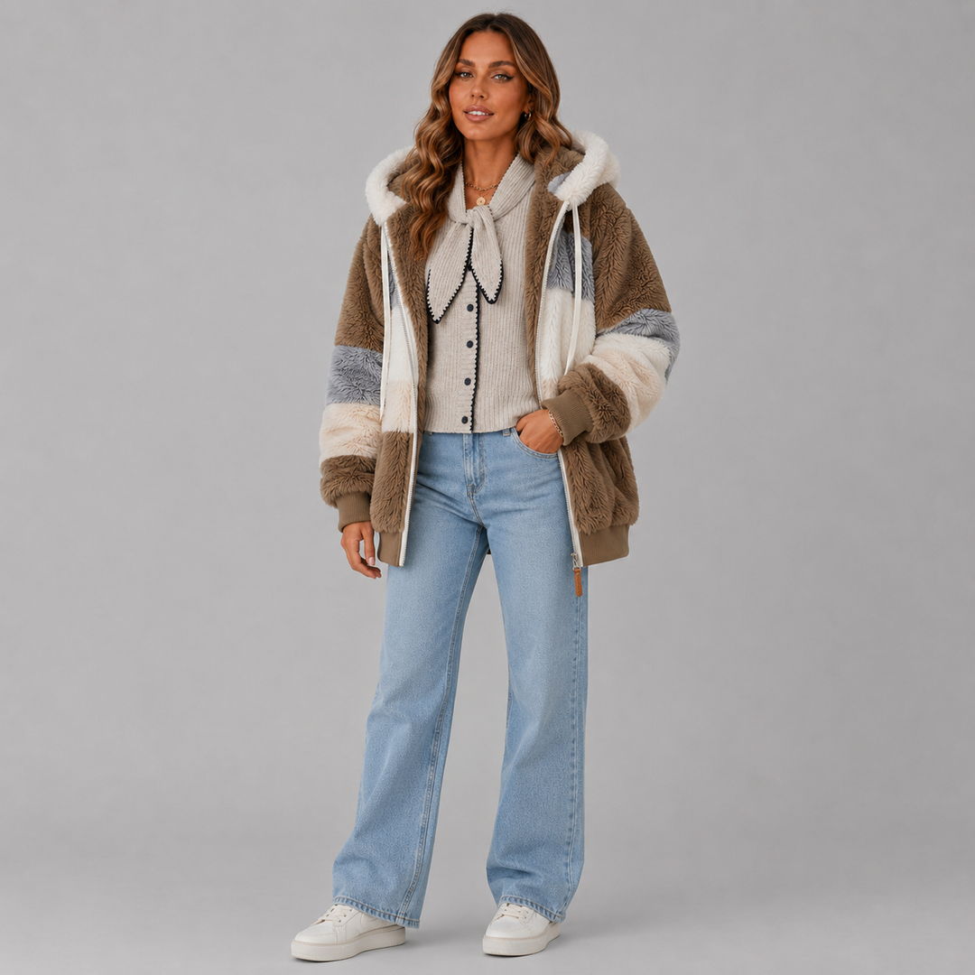 Ruby | Winter Sherpa Zip-Up Jacket