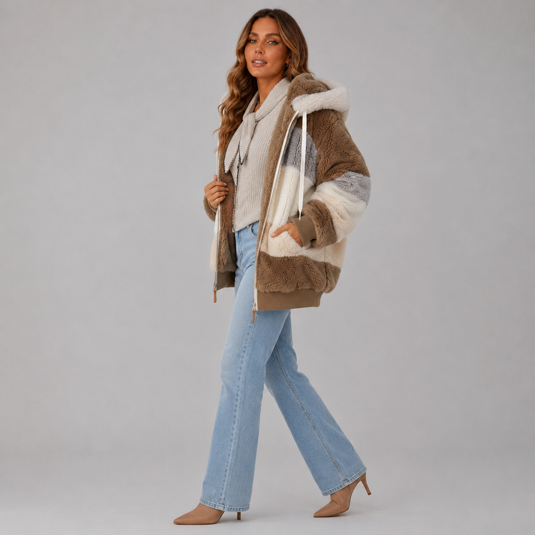 Ruby | Winter Sherpa Zip-Up Jacket