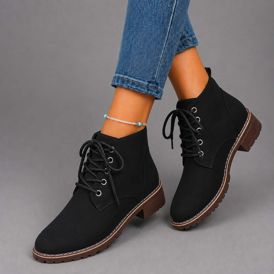 Lola | Lace-Up Ankle Winter Boots
