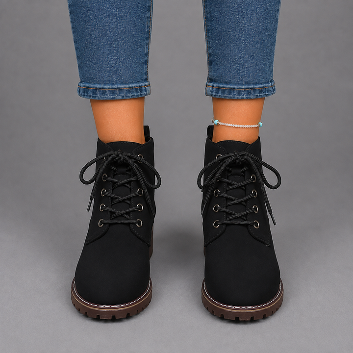 Lola | Lace-Up Ankle Winter Boots