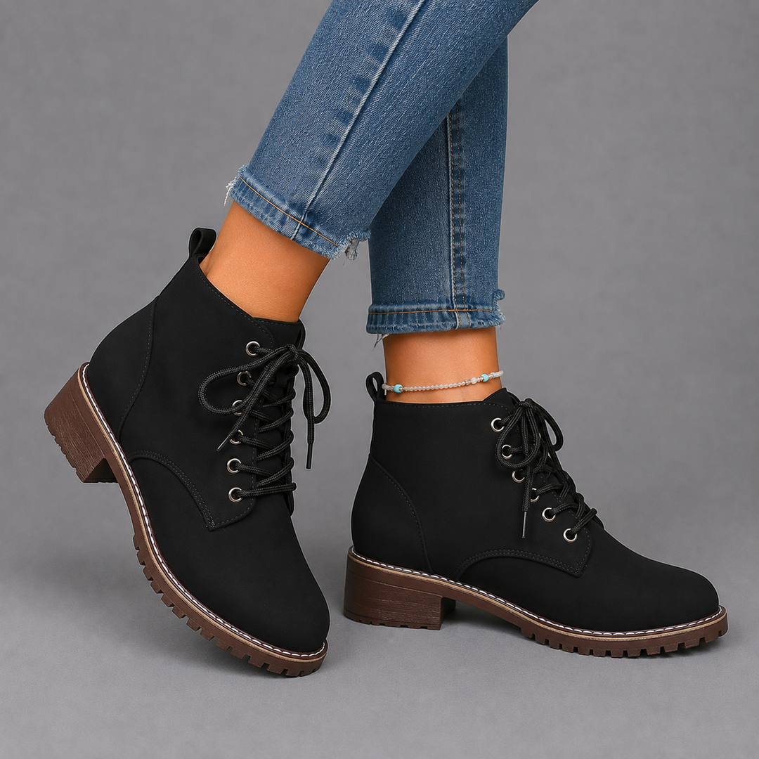 Lola | Lace-Up Ankle Winter Boots