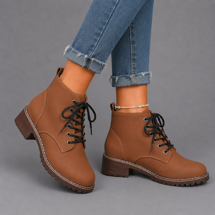 Lola | Lace-Up Ankle Winter Boots