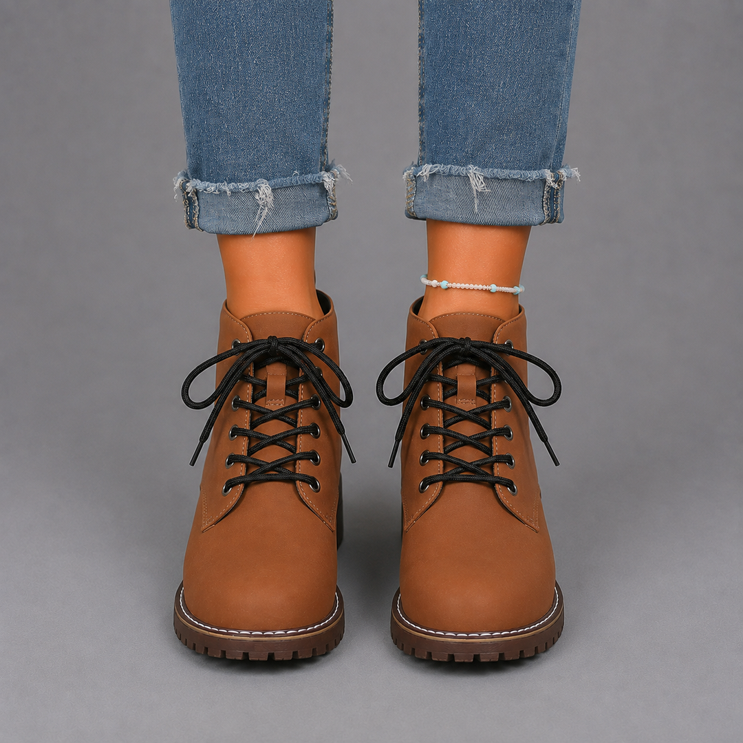 Lola | Lace-Up Ankle Winter Boots