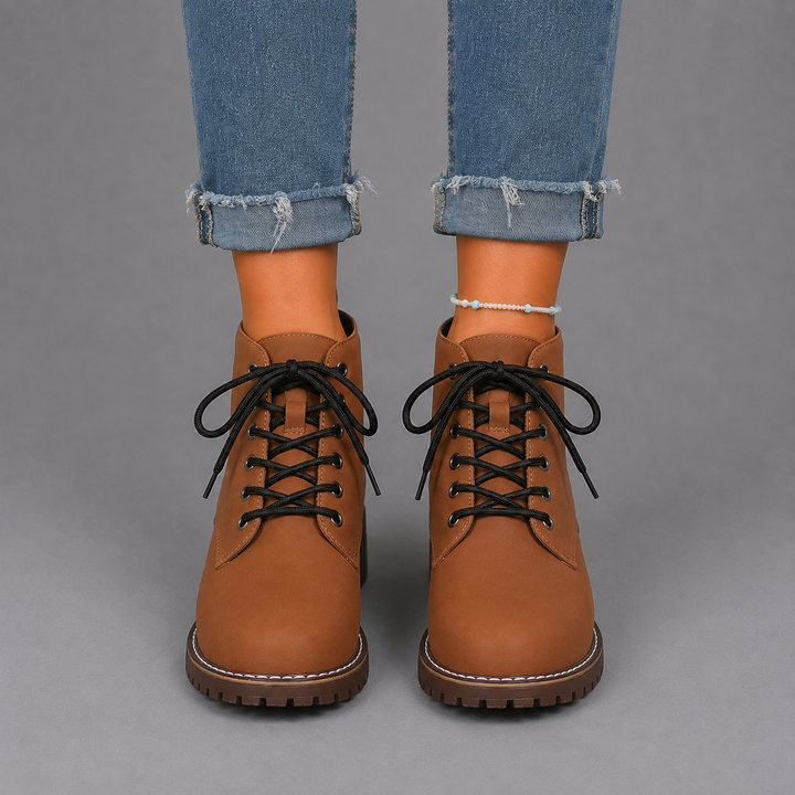 Lola | Lace-Up Ankle Winter Boots