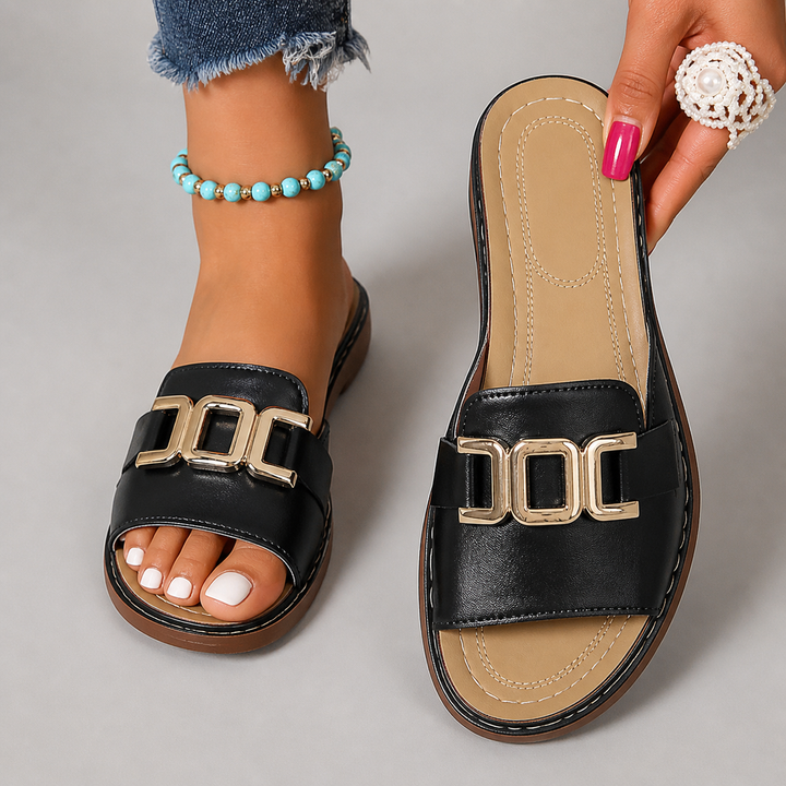 Elara | Chic Buckle Comfort Sandals