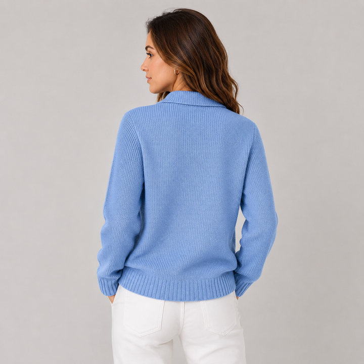 Gina | Classic Knitted Button Cardigan