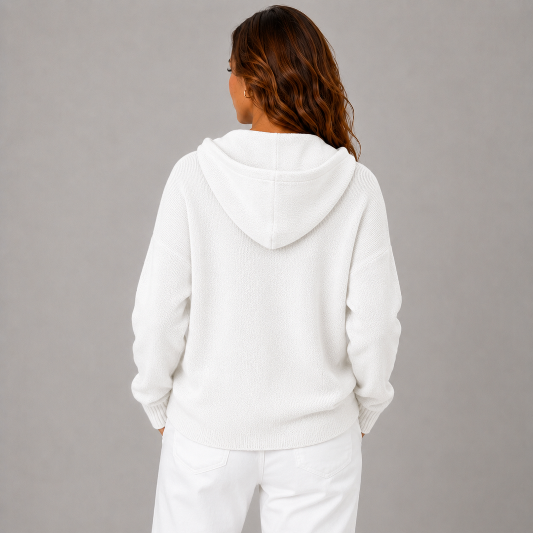 Lize | Relaxed-Fit Hooded Knit Cardigan